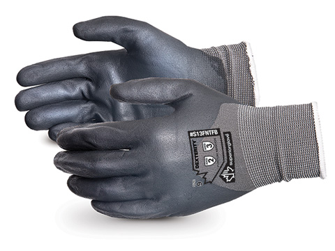 #S13FNTFB Superior Glove® Dexterity® Foam Nitrile-Dipped Work Gloves